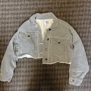 Princess Polly Cropped Gingham Jacket